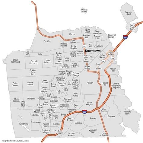 Neighborhood Maps Of San Francisco Gis Geography