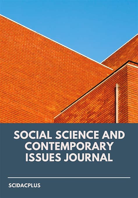 Vol No Social Science And Contemporary Issues Journal