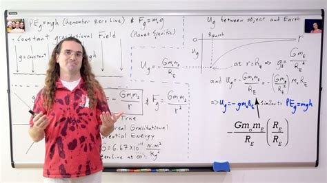 Universal Gravitational Potential Energy Introduction Youtube