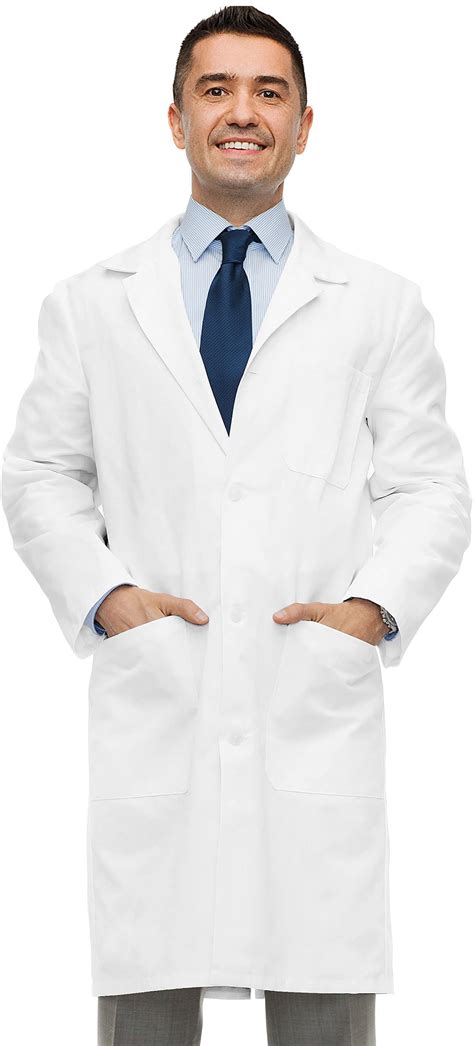 Ny Threads Professional Lab Coat For Men Full Sleeve Poly Cotton Long Medical Coat Lab Coats