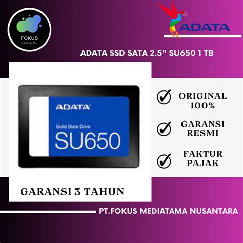 Jual Ssd Adata Su650 1tb Ultimate 2 5 Sata Iii Shopee Indonesia