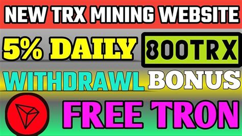 🔥best Tron Trx Cloud Mining Website Trx New Site Today Trx Mining