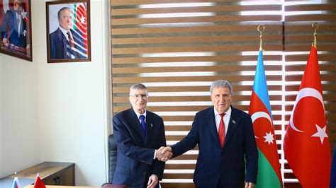 Nobel ödüllü Türk bilim insanı Prof Dr Aziz Sancar a Azerbaycan dan