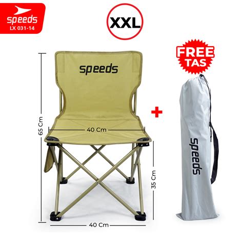 Speeds Kursi Lipat Bulat Moon Folding Chair Keranjang Camping Tenda