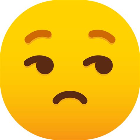 Unamused Face Emoticon 19782588 Png