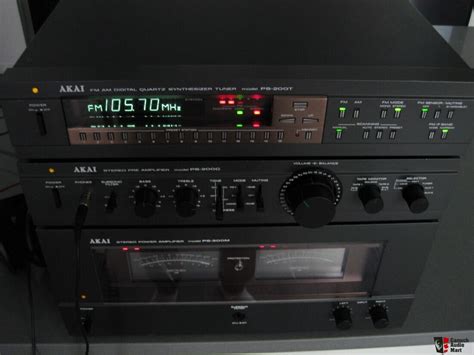 Akai Rare Legendary Ps M Power Amplifier Ps C Preamplifier Ps