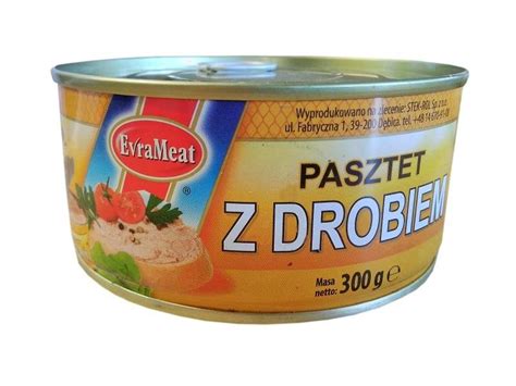 Evrameat Pasztet Z Drobiem Konserwa 300G EvraMeat Sklep EMPIK