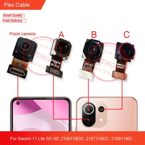 Original Front Back Camera For Xiaomi Lite G Ne Main Facing Camera