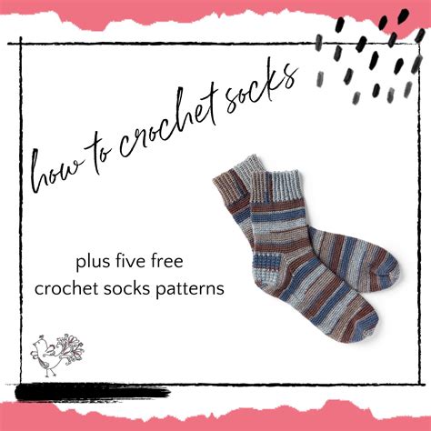 How To Crochet Socks Free Crocheted Sock Patterns Marly Bird