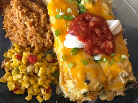 Sour Cream Chicken Enchiladas