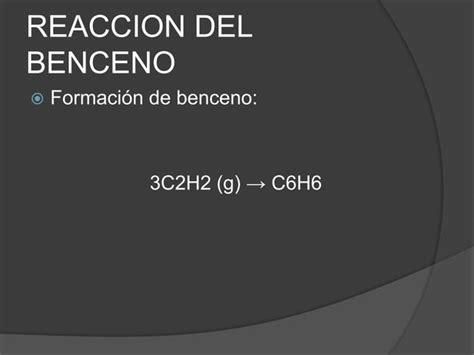 Producci N Del Benceno Ppt