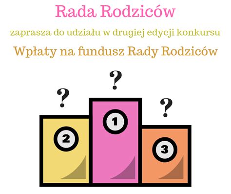 Konkurs Rady Rodzic W