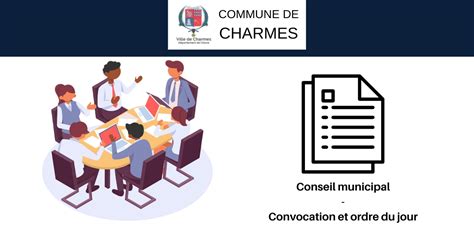 Convocation Et Ordre Du Jour Du Conseil Municipal Du Vendredi