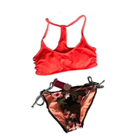 Xhilaration Swim Nwt Bundle Set Two Tops One Bottom Bikini Set
