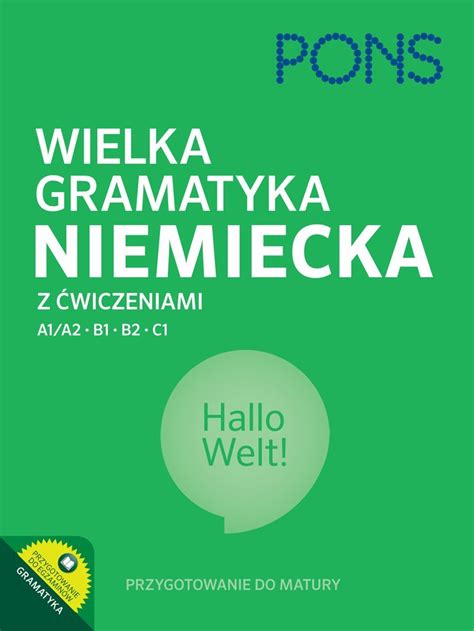 Wielka gramatyka niemiecka z ćwiczeniami PONS Unknown Amazon de