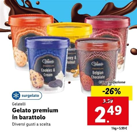 Gelatelli Gelato Premium In Barattolo Offerta Di Lidl