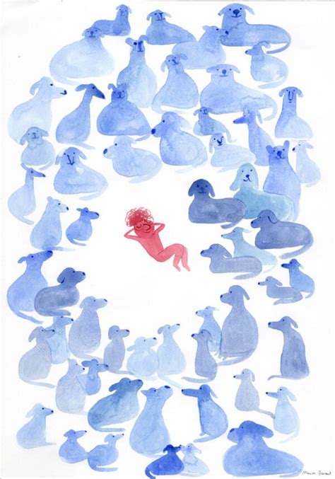 Original Illustration By Marion Barraud Canine Moment Galerie Robillard