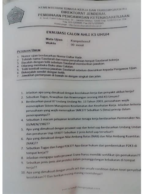 Contoh Soal Pilgan Pdf