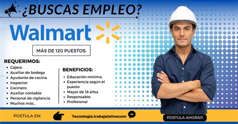 BOLSA DE TRABAJO EN WALMART 2023 C S EXPERIENCIA