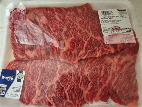 Enjoy Delicious American Wagyu Beef Loin Flap Meat Steaks From Costco