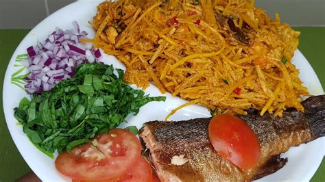 How To Prepare Abacha African Salad Youtube