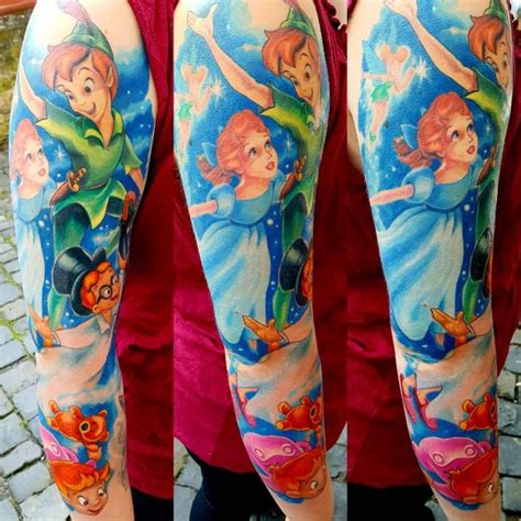 70 Best Peter Pan Tattoos Never Grow Up 2019