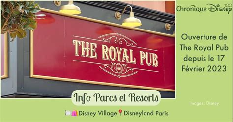 Chronique Disney On Twitter Disneylandparis The Royal Pub Vient