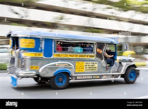 Jeepney In Manila Philippines Stock Photo Alamy