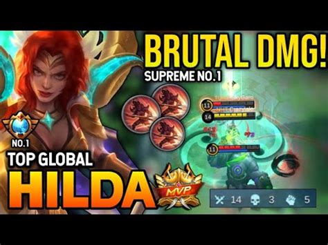 Supreme No Hilda Best Build Top Global Hilda Gameplay