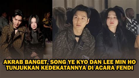 AKHIRNYA DUDUK BERSEBALAHAN SONG HYE KYO DAN LEE MIN HO TANPA CANGGUNG