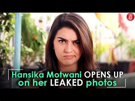 Hansika Motwani REACTS On Her Leaked Bikini Photos YouTube