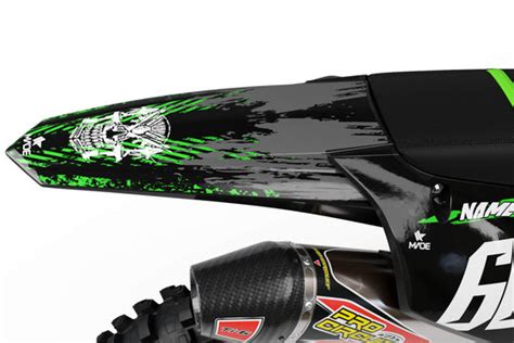 Kawasaki Skull Graphics Kit Madestickers