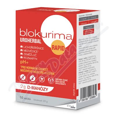 Blokurima Uroherbal Rapid 2g D manózy sáč 10x2 3g