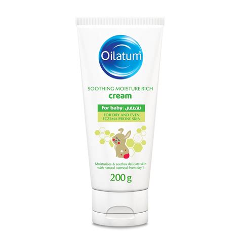 Oilatum Baby Soothing Moisture Rich Cream with Natural Oatmeal for Dry ...