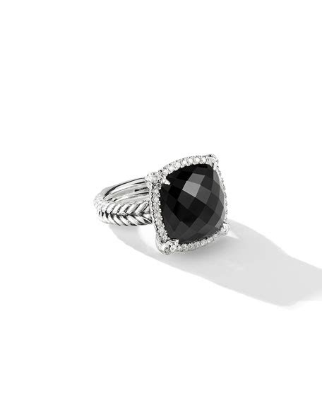 David Yurman 14mm Albion Pave Diamond Ring Neiman Marcus