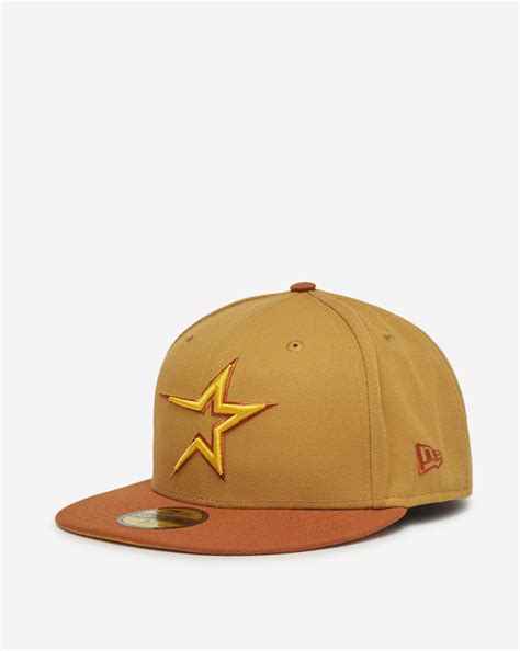 Shop New Era 59Fifty Houston Astros Fall Back Hat 70720614 brown