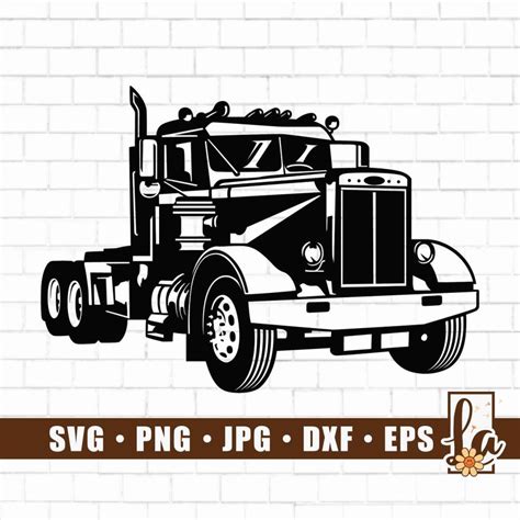 Semi Truck Svg Truck Driver Svg Semi Truck Clipart Etsy