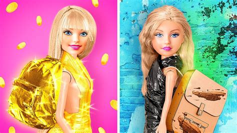 Transformasi Barbie Lucu Kaya Vs Miskin Ide Baru Kerajinan Mini