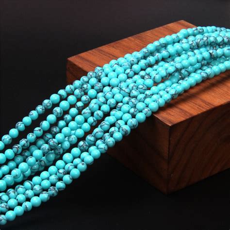 Blue Stone Looks Like Turquoise Beads Turquoise Silver Turquoise