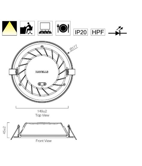 Havells Endura Dl Neo Led Ceiling Light 15watt White Buy Havells