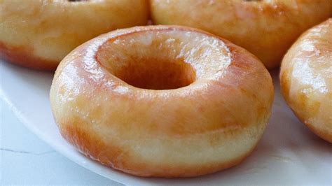 The SOFTEST NO Knead NO Mixer GLAZED DONUTS RECIPE YouTube