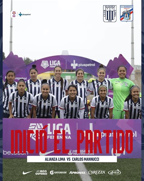 Alianza Lima Femenino On Twitter ⏱ ¡𝐈𝐧𝐢𝐜𝐢𝐨́ 𝐞𝐥 𝐩𝐚𝐫𝐭𝐢𝐝𝐨 ⏱