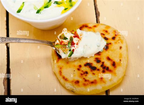 Arab Middle East Goat Yogurt And Cucumber Salad Stock Photo Alamy