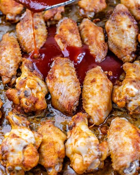 Crispy Honey Garlic Chicken Wings Healthy Fitness Meals