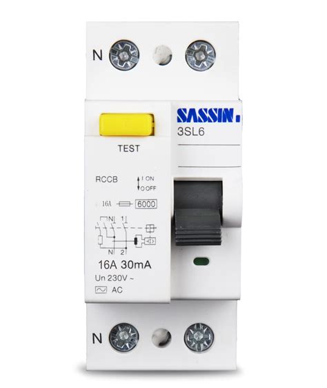 Sassin Sl P A Ka Residual Current Operated Circuit Breaker Rccb