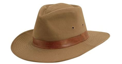 Dorfman Pacific Cotton Outback Hat In Brown For Men Lyst