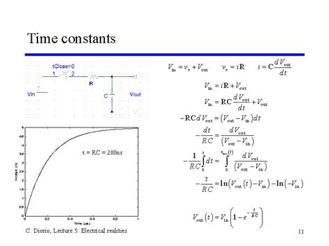 Time Constants