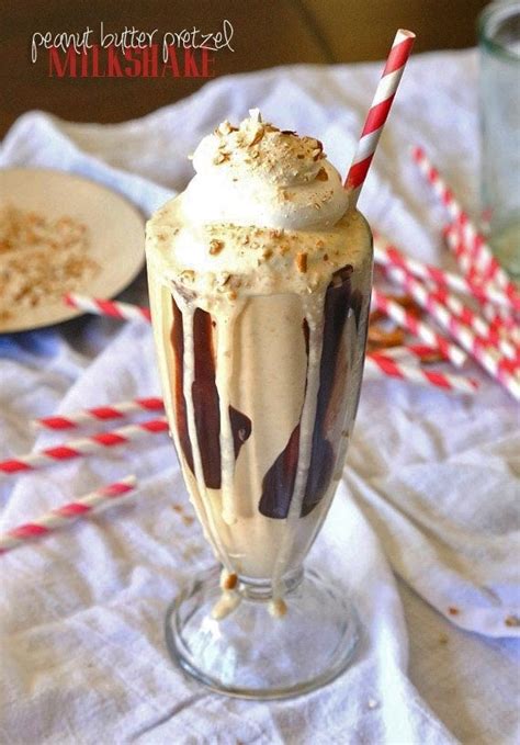 Peanut Butter Pretzel Milkshake The Best Milkshake Recipe Ever