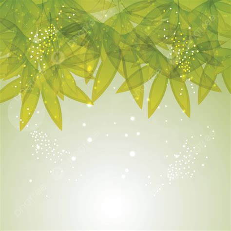 Nature Background With Green Leaves Ecosystem Organic Background Vector