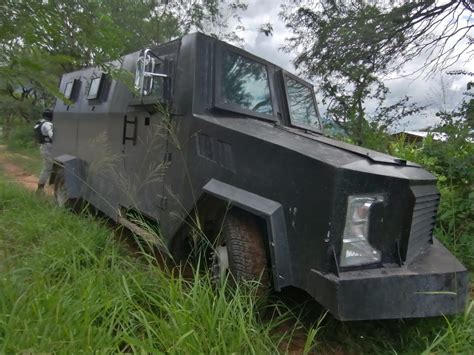 Asegura Guardia Nacional Veh Culo Con Blindaje Monstruo Global